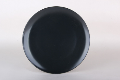 Тарелка 26.5см Color (nero) обеденная (кер.) (6/24)