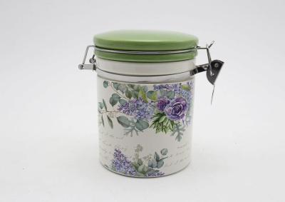 "Букет сирени" Банка д/сып прод 730мл с клипсой п/у(доломит) (1/36)