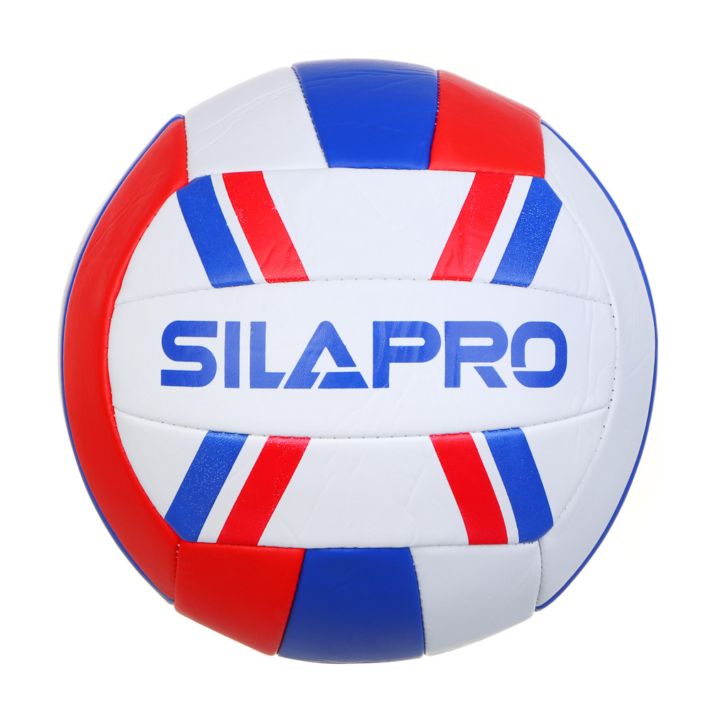 Мяч волейбольный, ПВХ 2.5мм, 2сл, р.5, 22см, 275гр (+-10%) SILAPRO (1/60)