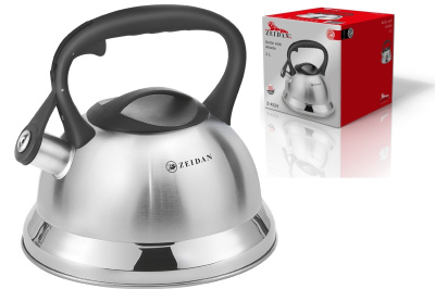Чайник 3,0л со свистком, нжс, 3-x слойн.капсул.индукц.дно,курк.механ.,фикс.комб.ручка (1/6)