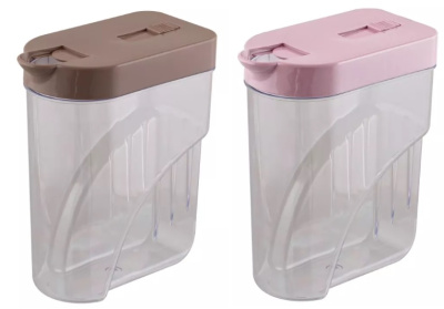 Банка овал 1,0л для сып прод пластик(32)