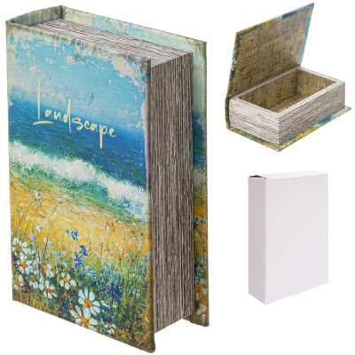 Шкатулка-книга L11 W5 H17см(дерево,полим.мат.металл) (1/36)