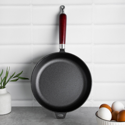 Сковорода 26см VETTA чугун, дерев/руч (1/6)