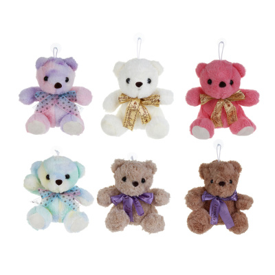 Игрушка мягкая "Медвежонок" 18 см, полиэстер, 6 вид ИГРОЛЕНД (6/6/120)