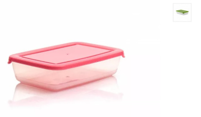 Контейнер для СВЧ 0,45л (прямоуг) пластик(52)