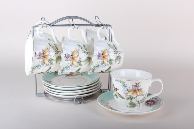 Набор чайный 12пр 220мл "Колибри" м/п фарфор п/у (1/8)