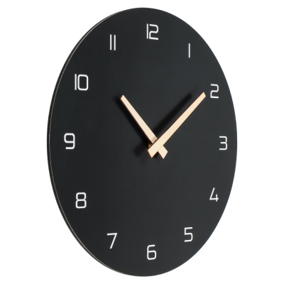 Часы настенные круглые, пластик, d30 см, МДФ, арт 08-49 (1/10)