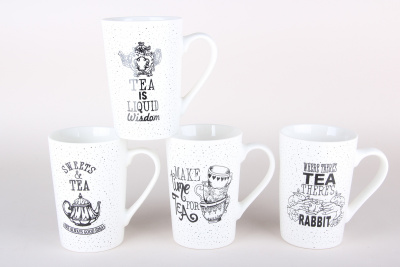 Кружка 380мл микс (фарф.) (12/48)