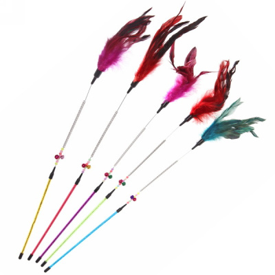 Игрушка-дразнилка для кошки на палочке "Пушок" 60см(1/1)