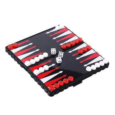 Нарды магнитные дорожные 13*13см (пластик, металл) (1/10/144)