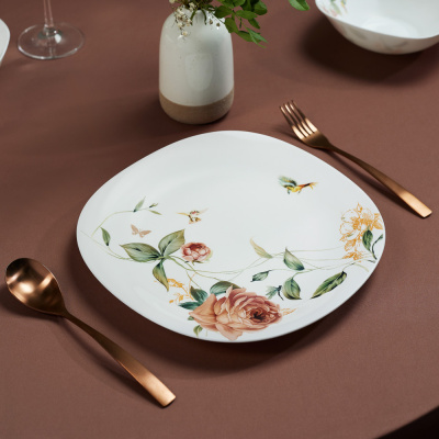 Тарелка 28см MILLIMI  Анетта подстановочная (опал стекло) (6/24)