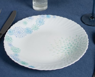 Тарелка подстановочная опаловое стекло 24см MILLIMI Асиано (6/36)