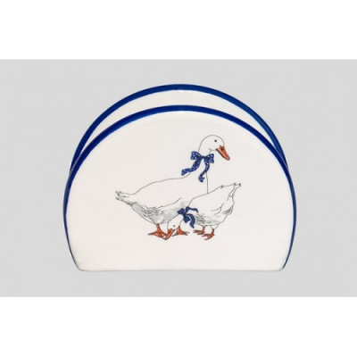 Салфетница "ГУСИ" (кер.доломит) п/у (1/72)