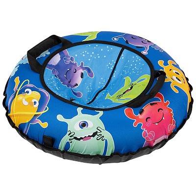 Санки надувные "Ватрушка" 0,75м Оксфорд Монстрики (1/5)