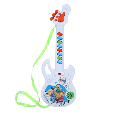 Игрушка электронная Гитара. свет, звук ,пластик, 2хААА,10*25*3см (1/216)