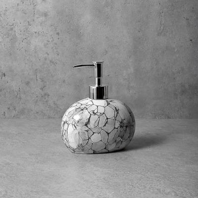 Дозатор для жидкого мыла, 13,3x8,2x15,4 см, керамика, Бетольи ВСЁГАЗИН (1/6/24)