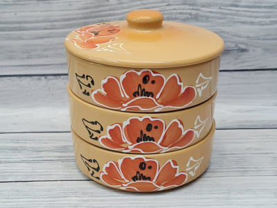 Набор для холодца "Подарочный" Мак бежевый (4)