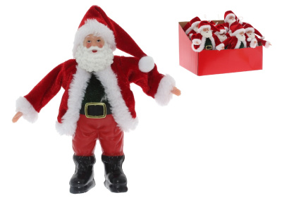 Дед Мороз, L12 W3 H18 см(текст.полим.мат.) (1/12)