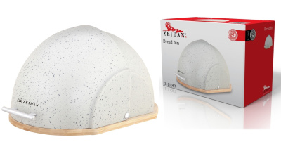 Хлебница 37х26х22 ,корпус - пластик,основание - бамбук,крышка -пластик п/у(4)