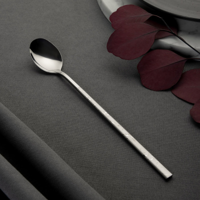 Ложка десертная с удлиненной ручкой "Мрамор", 21см, нерж.сталь (10/200)