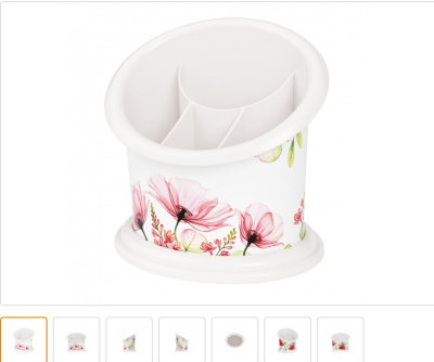 Подставка д/стол. приб "Маки" пласт.(1/22)