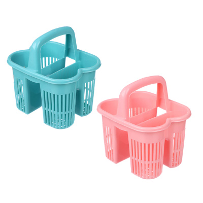 Сушилка для столовых приборов с ручкой, 4 секц, пластик, "Кантри" (1/10)