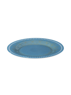 Тарелка 25см обеденная BAGATELLE TURQUOISE стекло (6/24) Тарелка 25см обеденная BAGATELLE TURQUOISE стекло (6/24)