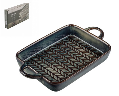 Форма для запекания 32x18.5x4см прямоугольная GLAZE (кер.)(1/6) Форма для запекания 32x18.5x4см прямоугольная GLAZE (кер.)(1/6)