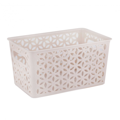 Корзина "Мираж" 290х190х150мм (бежевый) (уп.18)