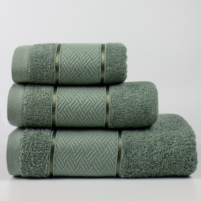 Полотенце махровое РИМИНИ 70х130, 400гр./м2, нефритовый (1/10)