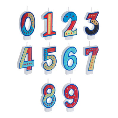 Свеча д/торта - цифра, разноцветные, 6,5х14 см, (0-9)Капитан Весельчак (24/600) Свеча д/торта - цифра, разноцветные, 6,5х14 см, (0-9)Капитан Весельчак (24/600)