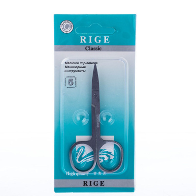 Ножницы маникюрные на блистере прямые уп24(24/24)