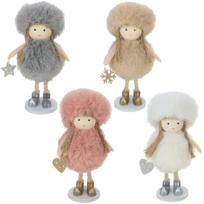 Фигурка декоративная "Девочка", L7 W5 H13 см, 4в.(текст.полим.мат.) (1/12)