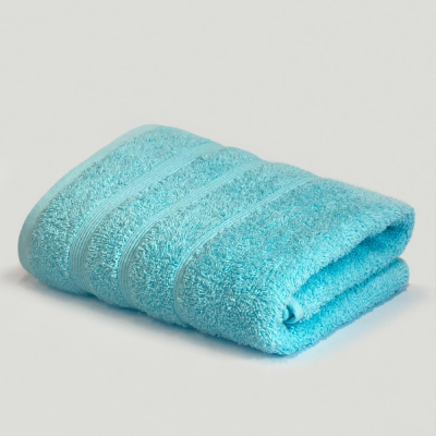 Полотенце махровое ГЕЛИОС 50х90, 400гр./м2, голубая-мята (1/10)