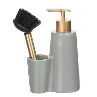 Диспенсер для моющего средства со щеткой "Ла Грейс",пласт. VETTA (1/12)