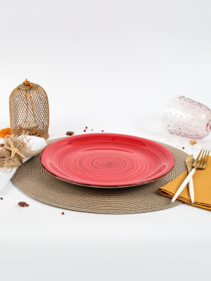 Тарелка обеденная  26см SCARLET (керам.) (6/24)