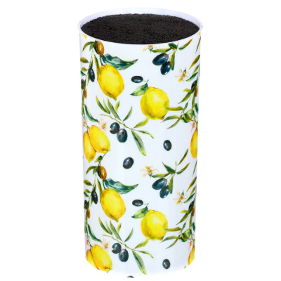 Подставка для ножей "Лимоны", h=22см, полипр.VETTA (1/12)