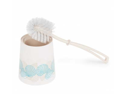 Ерш туал-ный "Ракушки" круглый (с подст.) пласт.(уп.20)