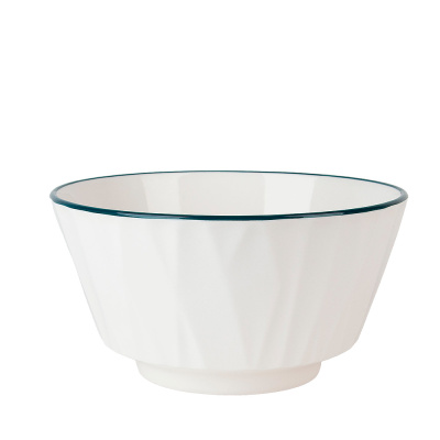 Салатник "Notele.Green" d=13см. v=480мл. (без индивидуальной упаковки) фарф. (1/30)