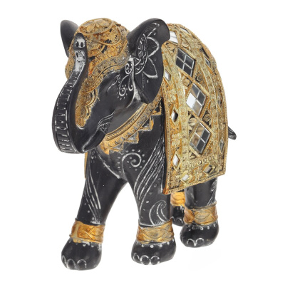 Фигурка декоративная "Слон" L21 W8 H18см(полим.мат.) (1/12)