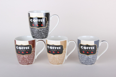 Кружка 350мл микс,фарф (12/72)