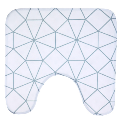 Коврик для туалета, флис, губка 0,5см, 45x45см, диз 3 VETTA (3/24)