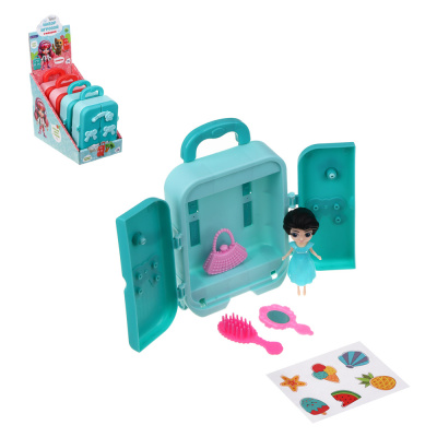 Набор игровой в чемодане, сюрприз, ABS, PP, бумага, 10х4,3х14,3 см ИГРОЛЕНД (12/240)