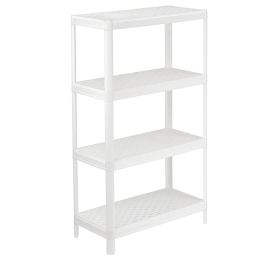 Полка АРМАДА (4 секции) Белый,пласт (1/3)