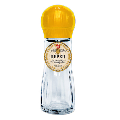 Ёмкость д/специй с мельницей 75 мл, ПЕРЕЦ (1/12)