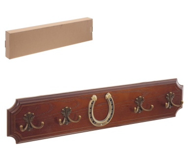 Ключница L60 W4,5 H13см (дерево,металл) (1/12)