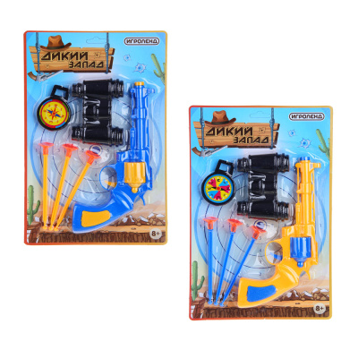 Набор игровой "Дикий запад", PP, PVC, 6 пр., 19х28,5х3см ИГРОЛЕНД (1/150)