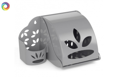 Держатель для туалетной бумаги и освежителя воздуха пласт. (16)