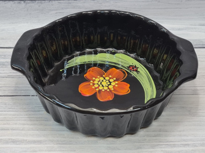 Емкость для запекания круглая "Шарлотка" Божья коровка (6)