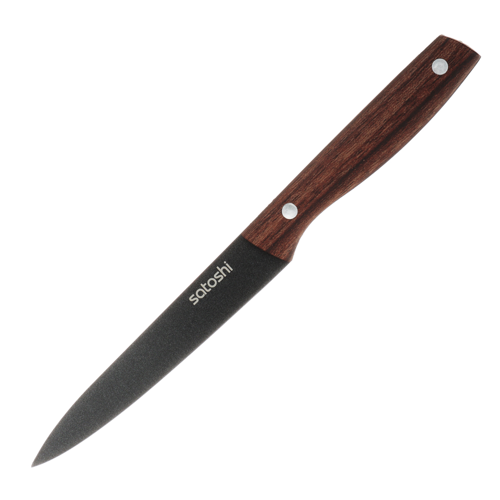 Нож кухонный универсальный 12,7см, нерж.сталь с антиналип. покрытием SATOSHI Меллер (12/144)